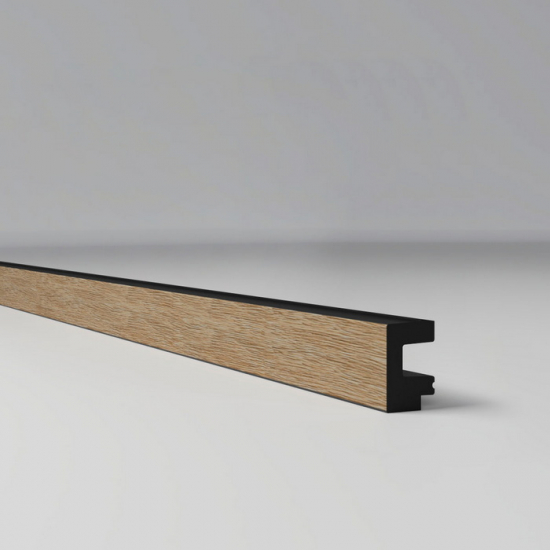 Торцевой профиль ПВХ для панелей Comfort 3D-Prof XL Дуб сонома 239 - 2,95м